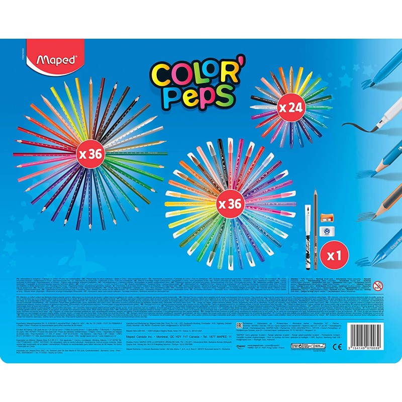 Kit De Coloriage Ultra Complet 100 Pcs Color Peps Maped