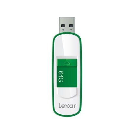 LEXAR Clé USB JumpDrive S75 - 64 Go - USB 3.0 - Vert