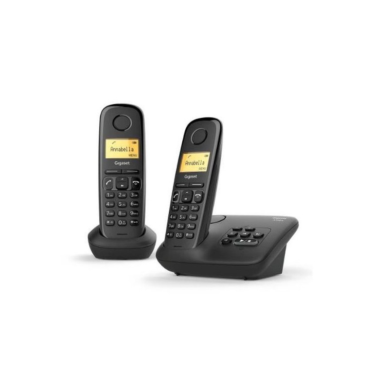 GIGASET Téléphone Fixe A 170 A Duo Noir