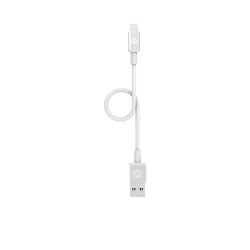 Mophie - Câble Lightning USB-A vers Light. 9cm blanc