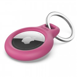 Belkin Support AirTag sécurisé avec porte-clés rose