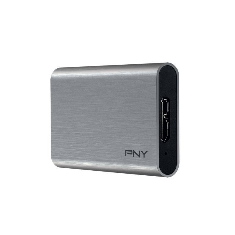 PNY CS1050 Elite 240 Go SSD externe - USB 3.1 - Gris Brush