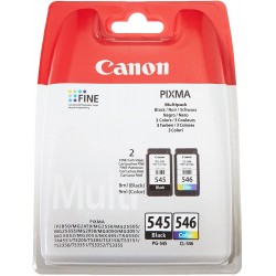 Canon Pack de 2 Cartouches PG 545 / CL 546 : Noir et Couleur (Emballage sécurisé)