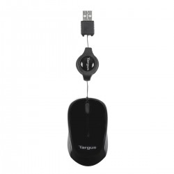 TARGUS Souris filaire - Optique - USB - Compact Blue Trace - Noir