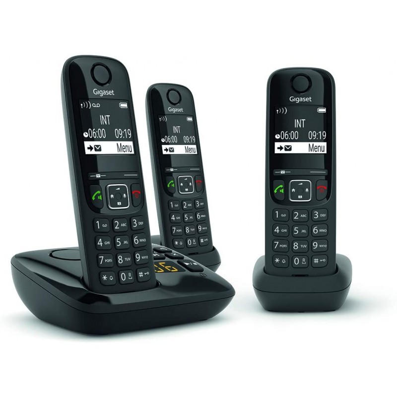 Téléphone sans fil TELEFUNKEN TD352 PILLOW BLANC (3 combinés + 1 combiné  avec répondeur) - Auriseo