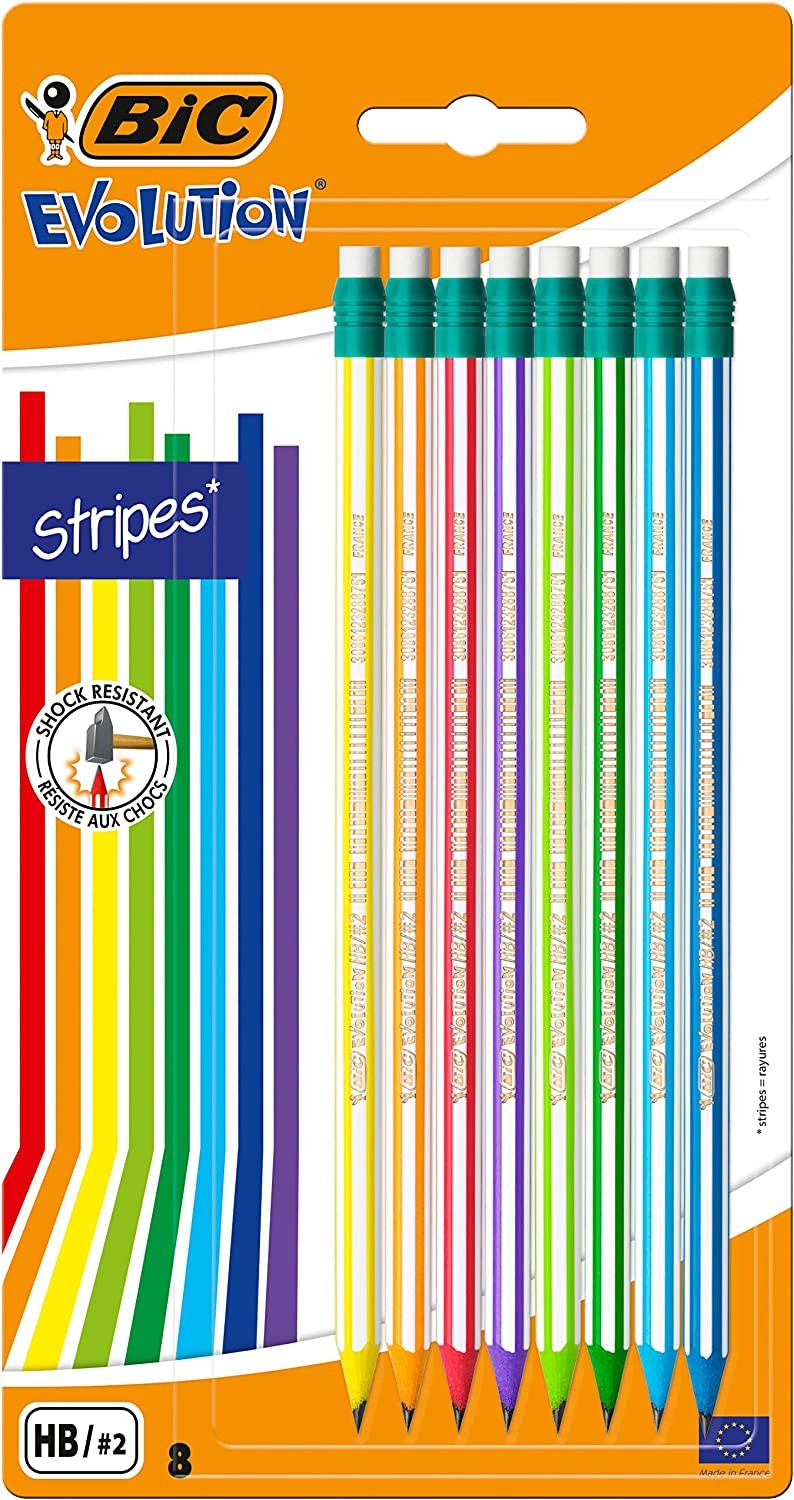 Ranvi Ensemble de gommes à crayons de couleur 120 pièces, 6 gommes