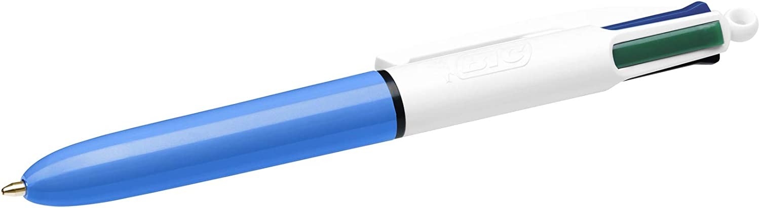 Stylo à bille 4 couleurs pointe moyenne BIC : le stylo à Prix
