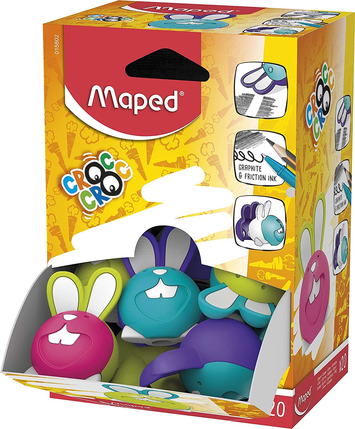6 crayons gomme HB Mini Cute – Maped France