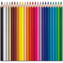 12 mini crayons de couleur MAPED Color'Peps Strong mine ultra