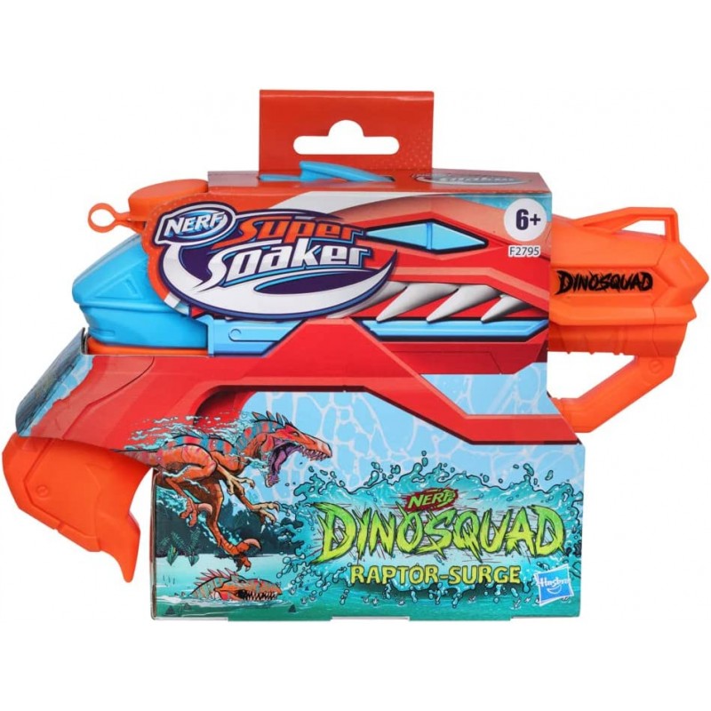 Nerf Super Soaker DinoSquad Raptor-Surge Water Blaster - Hasbro