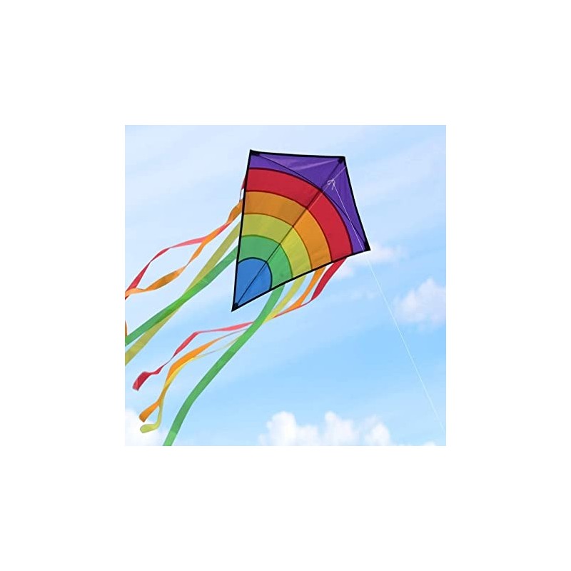 Melissa Doug Magnifique Cerf-volant Perroquet Arc-en-Ciel, Jouets D'été