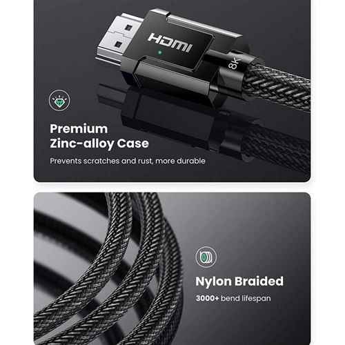 Câble USB-C UGREEN pour une qualité, une durabilité et une esthétique  élevées.