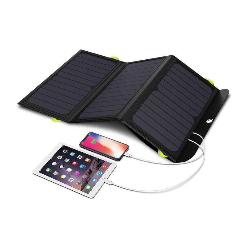 Chargeur solaire Allpowers 21W AP-SP-002-BLA avec powerbank 10000mAh