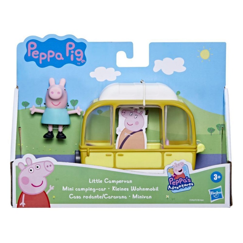 La voiture rouge + figurines Peppa Pig