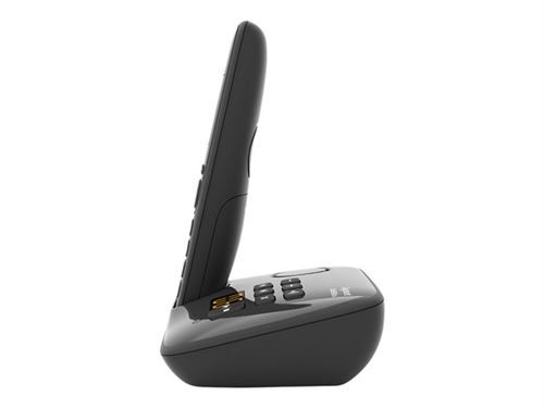 Gigaset AS690A - Téléphone fixe sans fil avec répondeur, grand écran  rétroéclairé pour un affichage ultra lisible, fonction blocage d'appels -  Blanc [Version Française] : : High-Tech