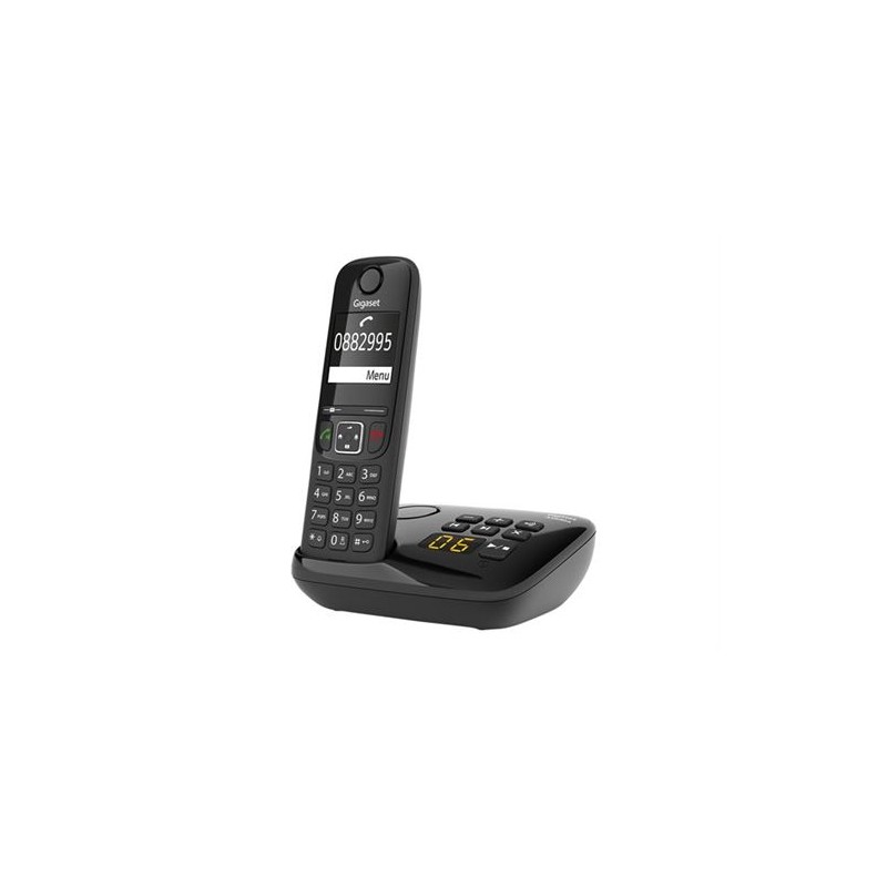 Gigaset AS690A - Téléphone fixe sans fil avec répondeur - Noir